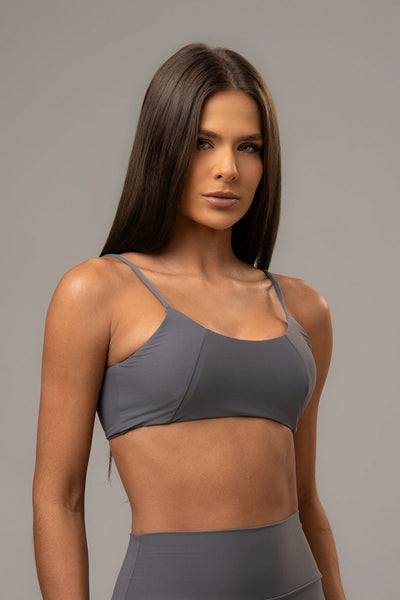 Top Fita Cosmo Cinza