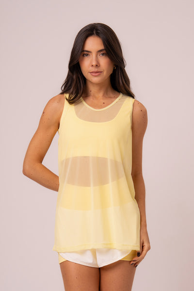 Regatão Tule Nadador Butter Yellow