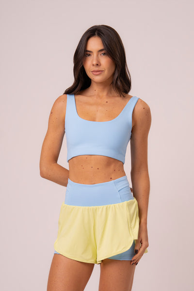 Conjunto Short Duplo e Top Soul Cosmo Blue Baby