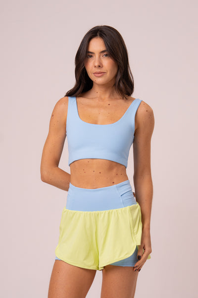 Conjunto Short Duplo e Top Soul Cosmo Blue Baby