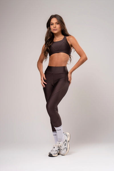 Conjunto Legging e Top Recortes Glow Expresso