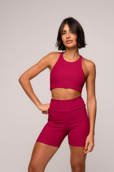 Conjunto Short e Top Nadador Malva Flow