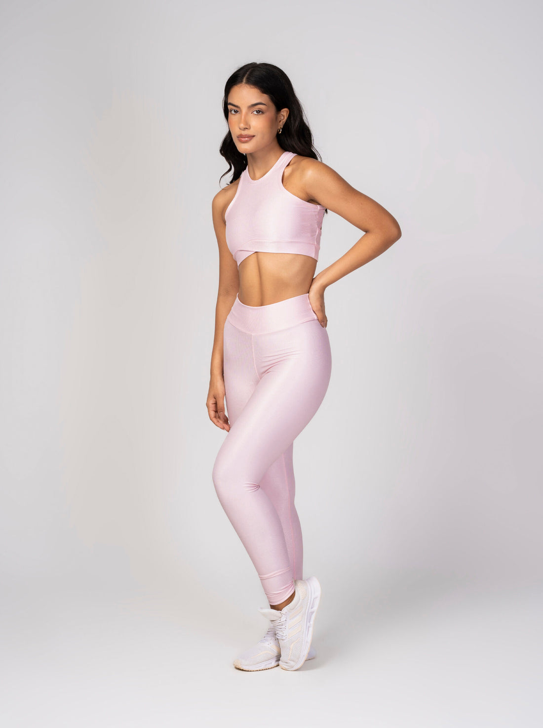 Conjunto Rosa Pastel Legging e Top Fantasy Lovers