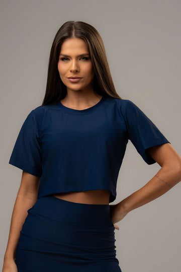 Camiseta Cropped Dry Cosmo Marinho