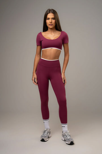 Conjunto Legging e Top Belle Essentials Malva