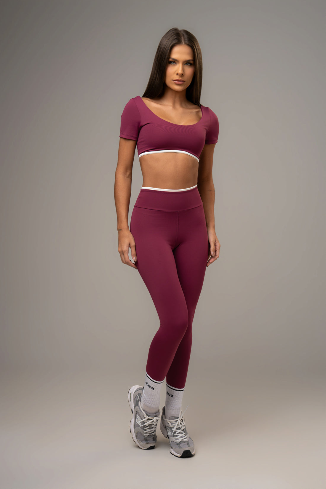 Conjunto Legging e Top Belle Essentials Malva