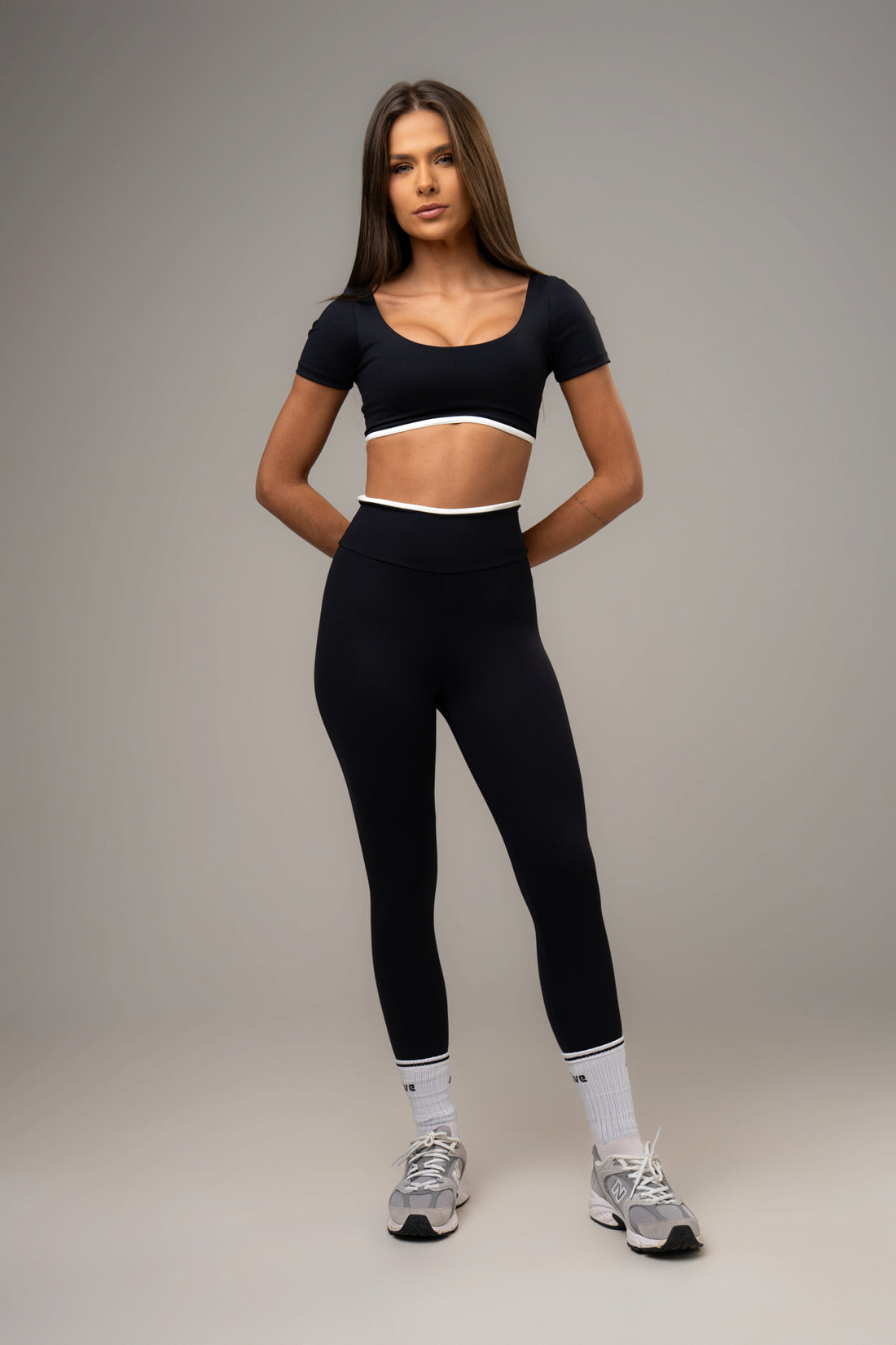 Conjunto Legging e Top Belle Essentials Preto