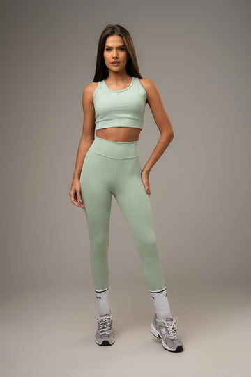 Conjunto Legging e Top High Power Matcha