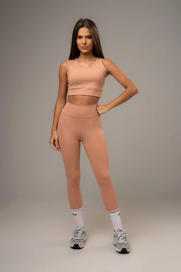 Conjunto Legging e Top High Power Peach