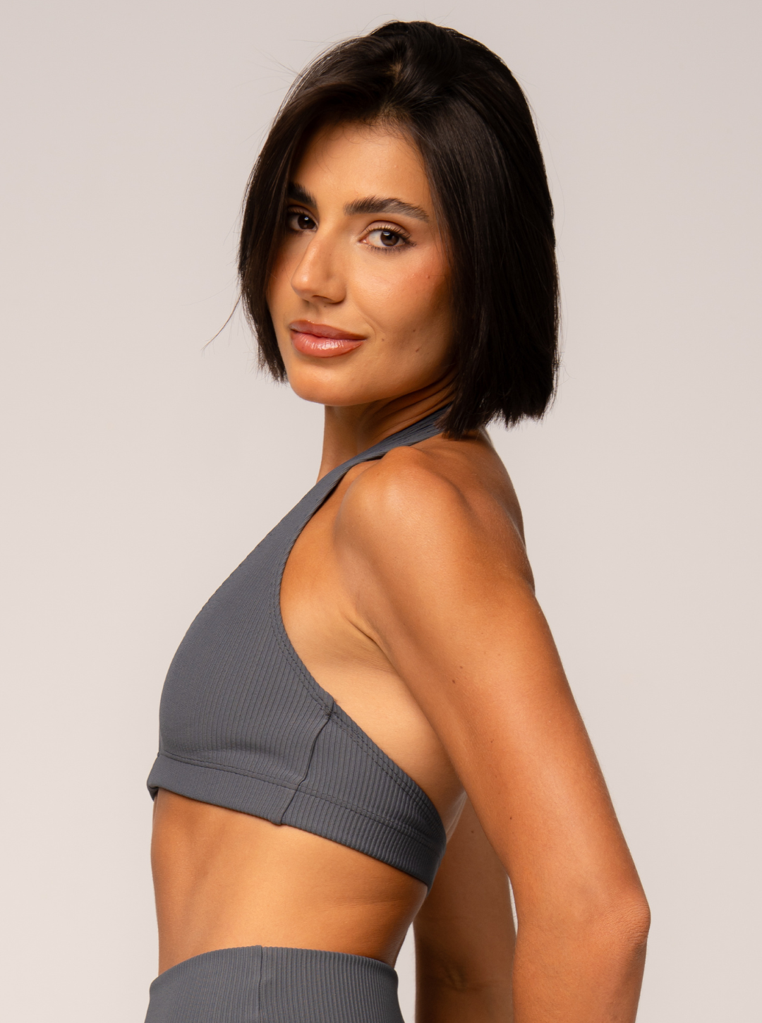 Top Frente Única Flow Grafite