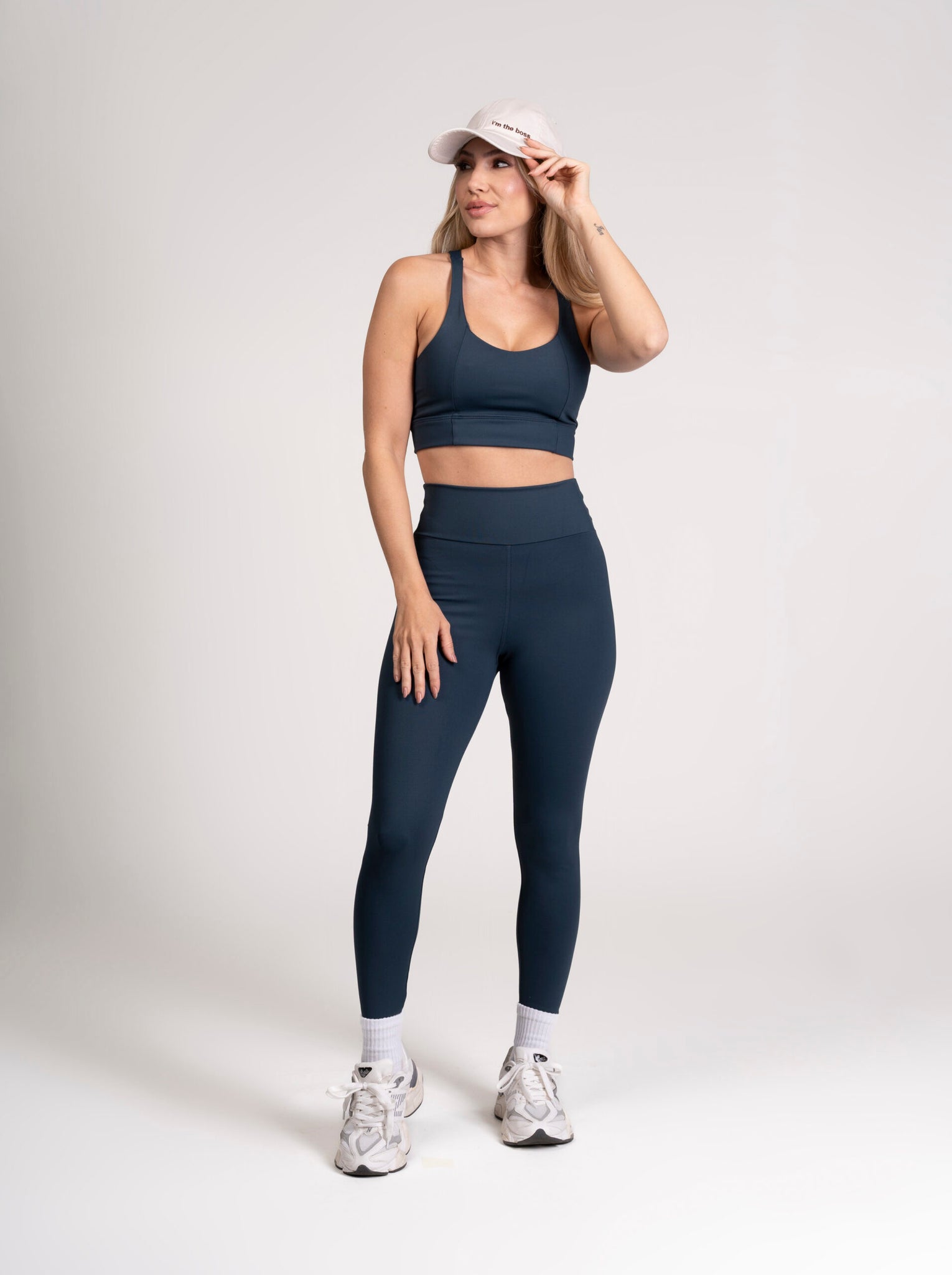 Conjunto Energy Legging e Top Way Chumbo II