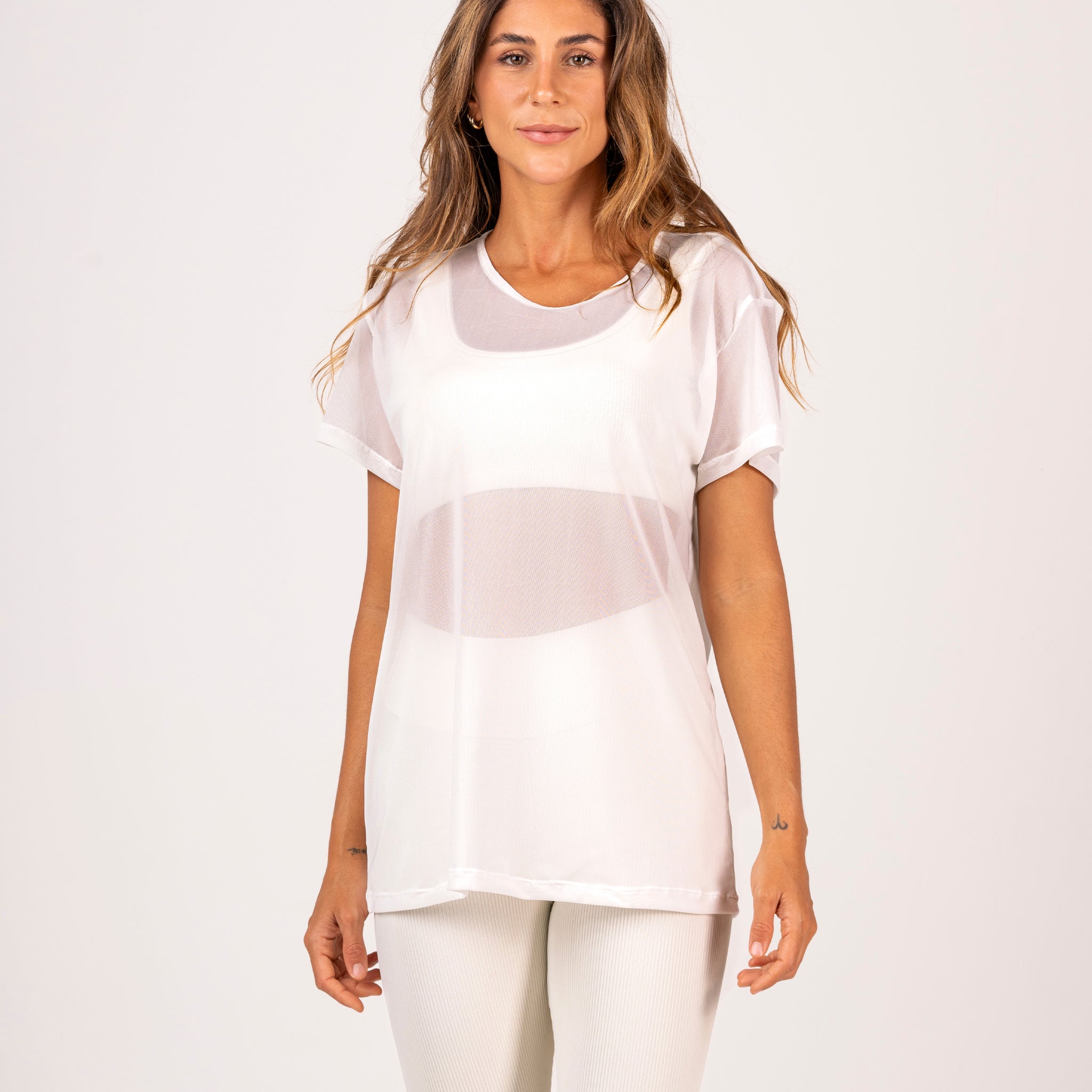 Blusa Tule Pérola