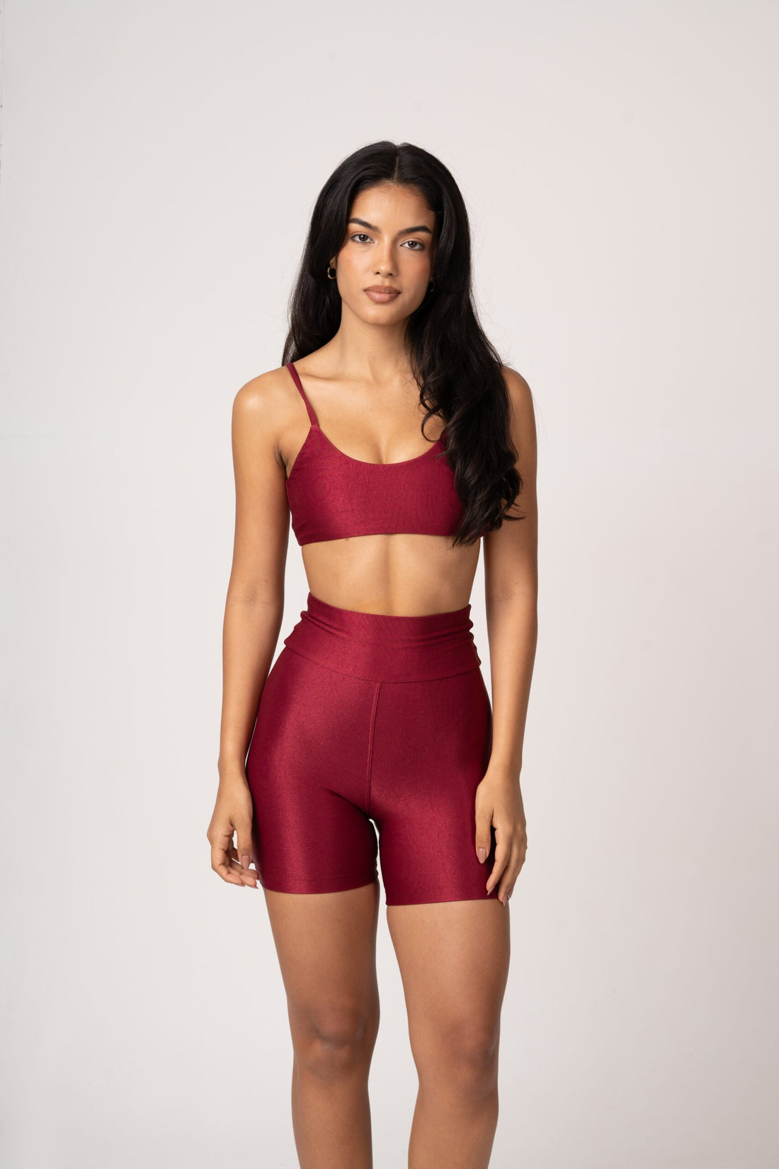 Conjunto Marsala Short e Top Fita Lovers