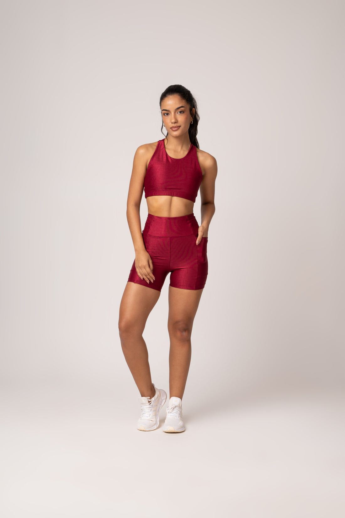 Conjunto Marsala Runner Short e Top Lovers