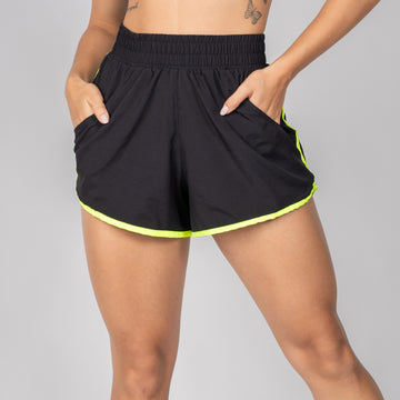 Short Tactel Run Preto