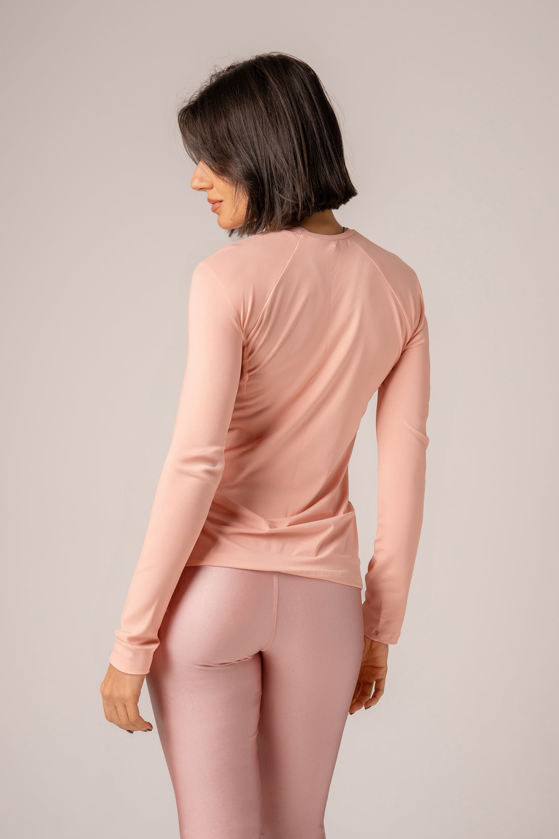 Blusa Manga Longa Soft Rosé