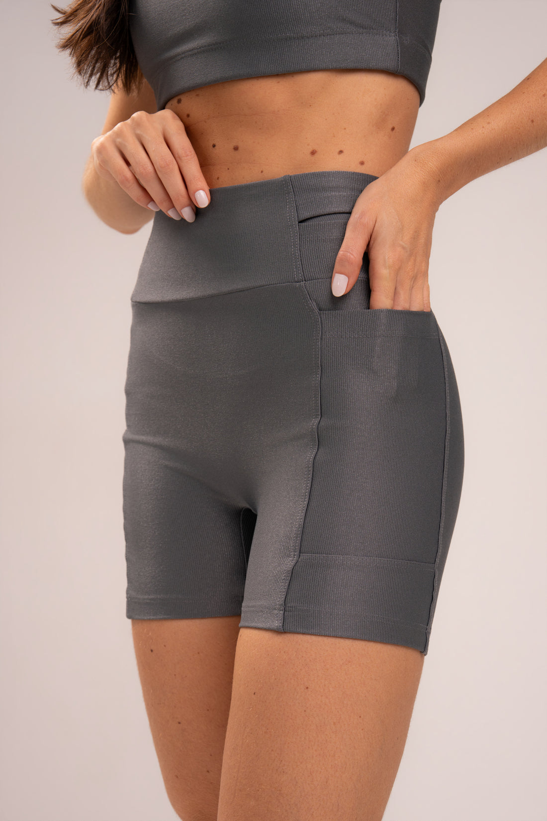 Conjunto Short e Top Runner II Lovers Grafite