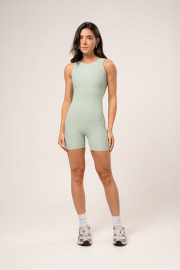 Macaquinho Halter Neck Flow Sálvia