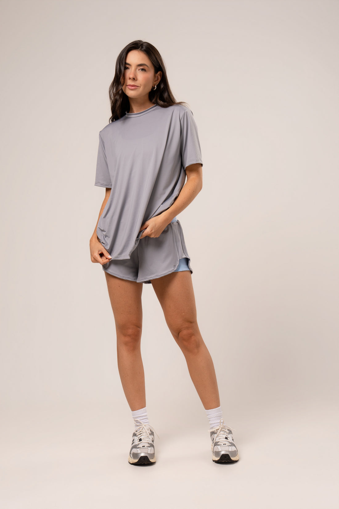 Camiseta Cosmo Silk Cinza