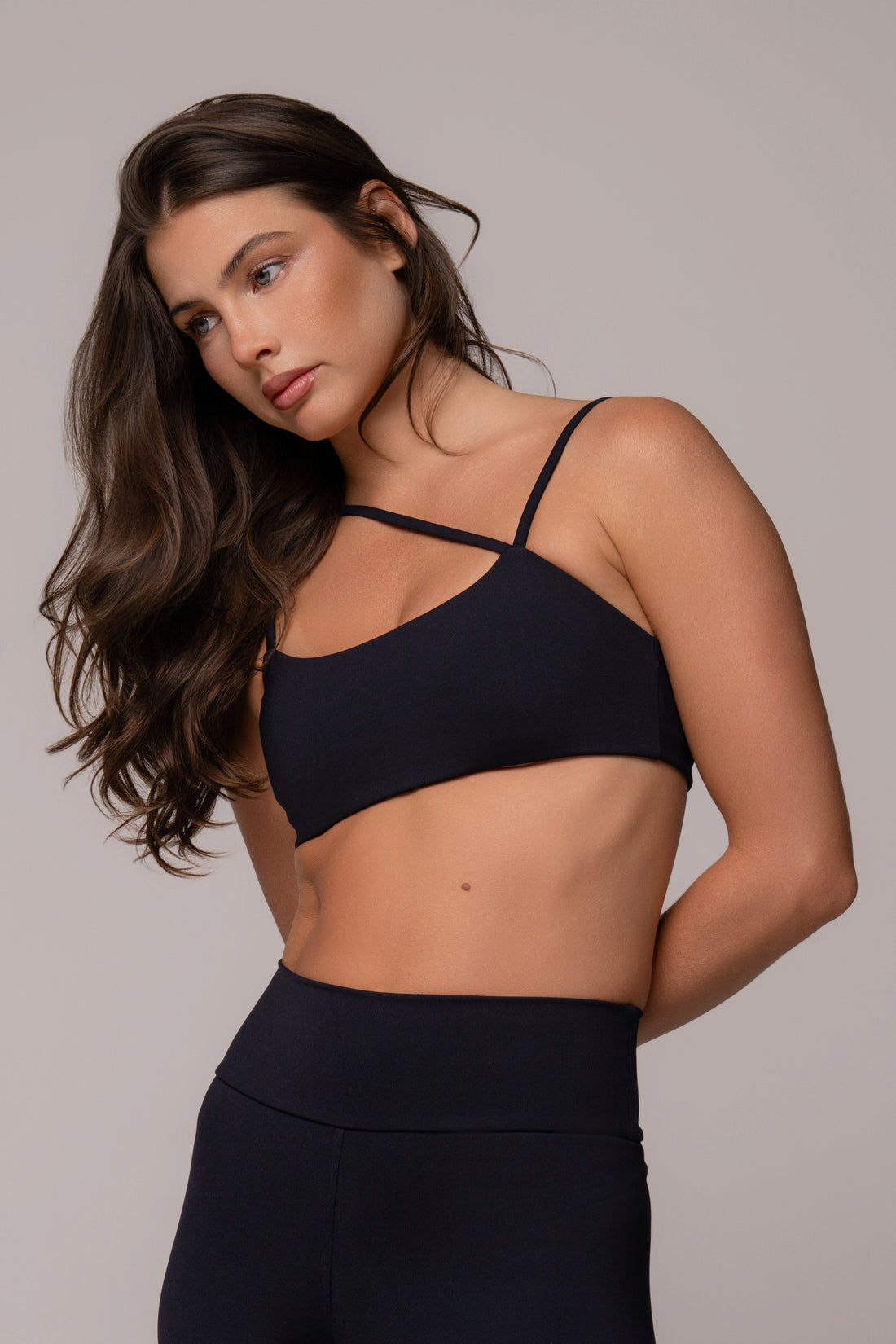 Conjunto Legging e Top Aura Power Preto