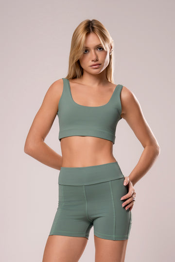 Conjunto Short e Top Soul Power Sálvia