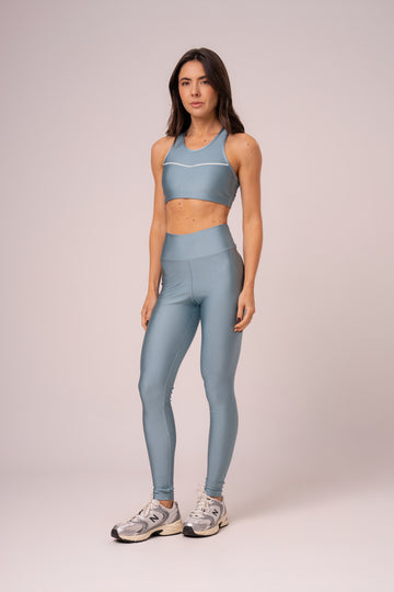 Conjunto Legging e Top Intense Glow Blue Sky