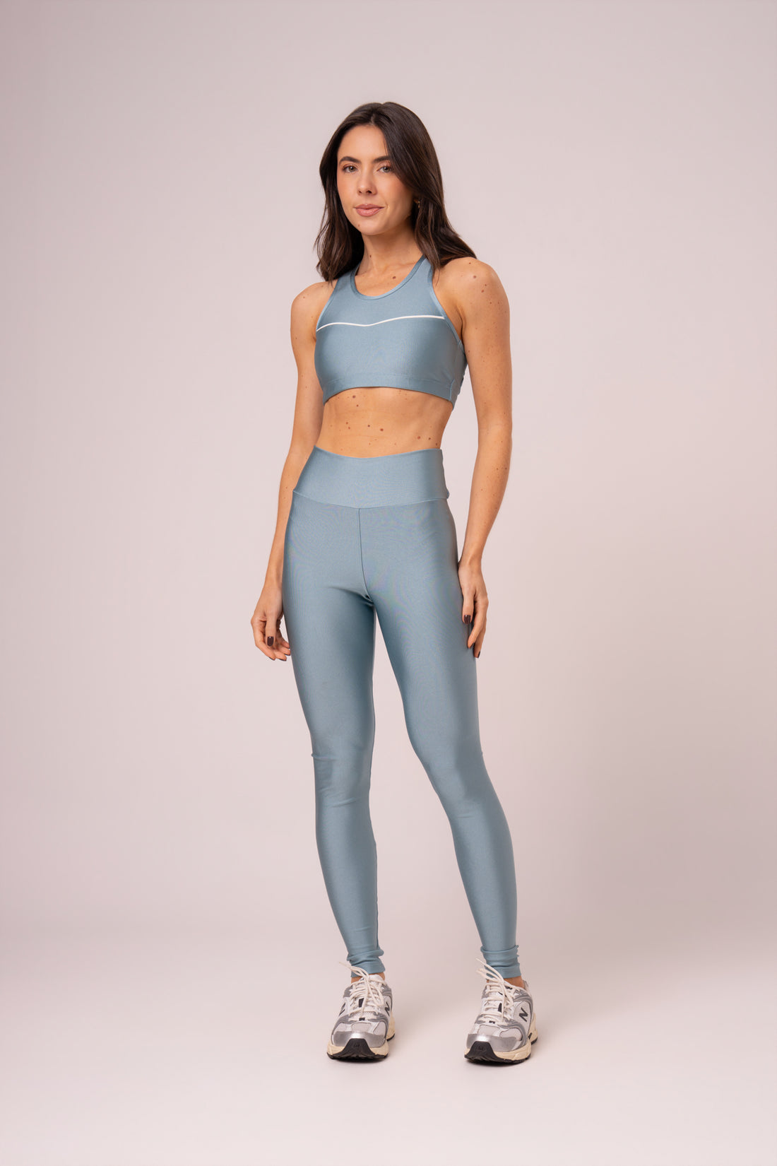 Conjunto Legging e Top Intense Glow Blue Sky