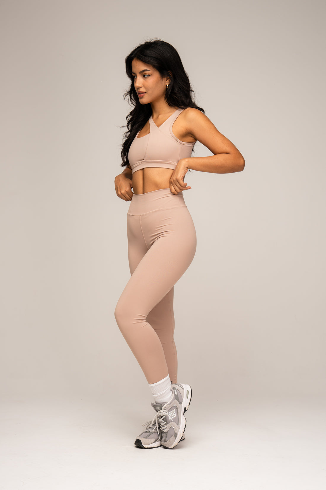 Conjunto Legging e Top Jolie Essentials Vanilla