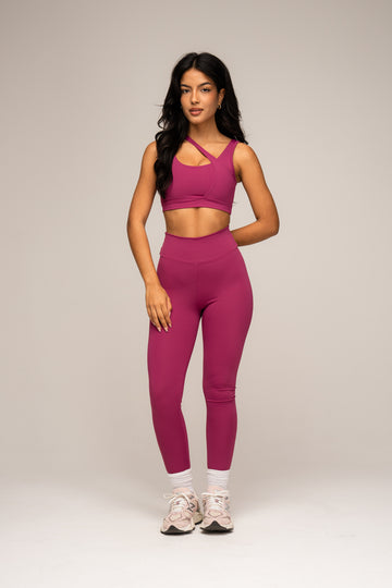 Conjunto Legging e Top Jolie Essentials Fúcsia