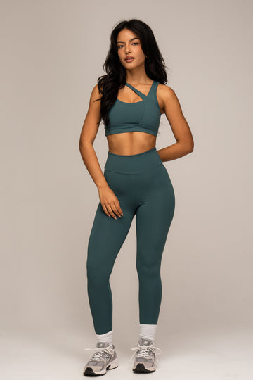 Conjunto Legging e Top Jolie Essentials Verde Florest
