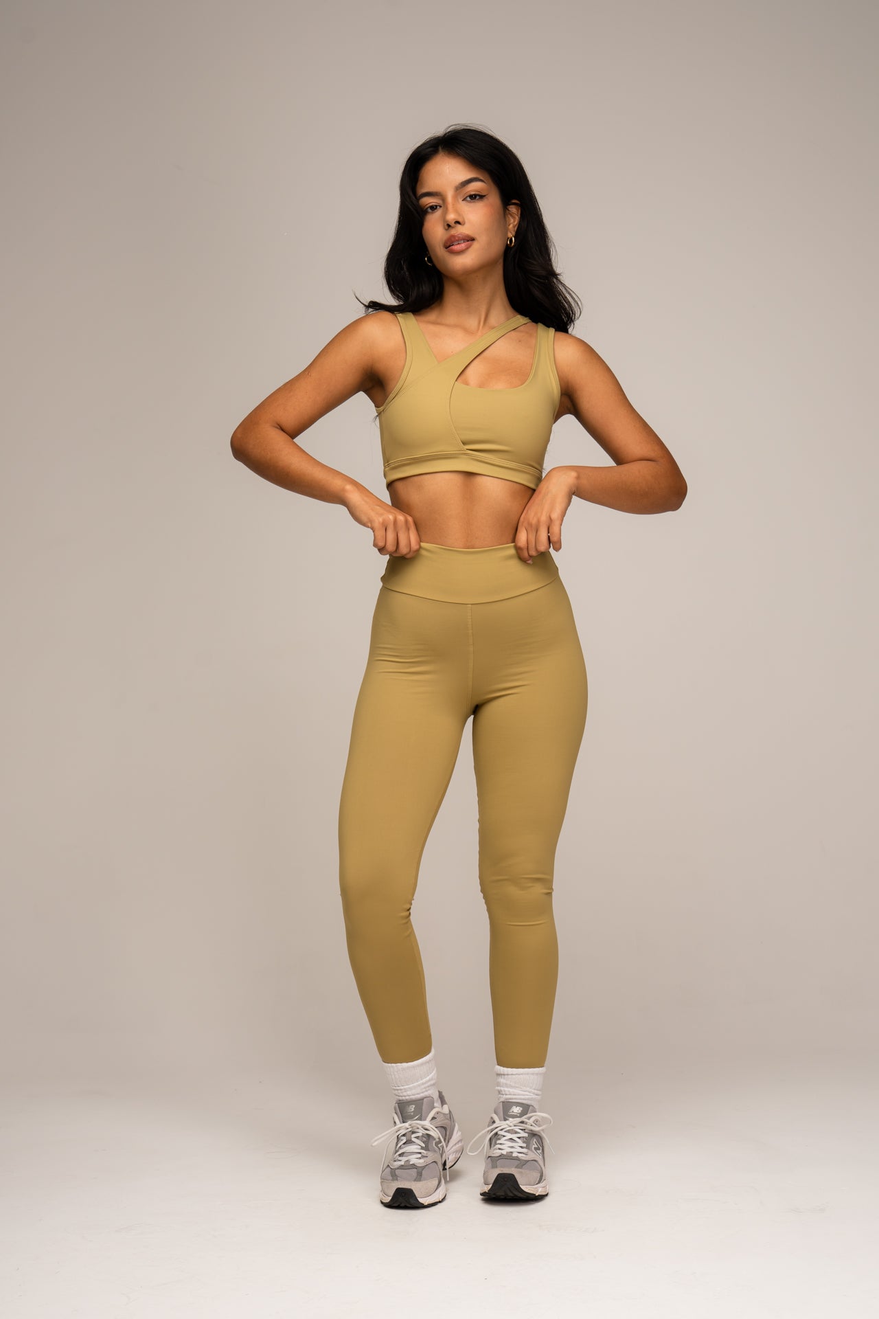 Conjunto Legging e Top Jolie Essentials Pistache