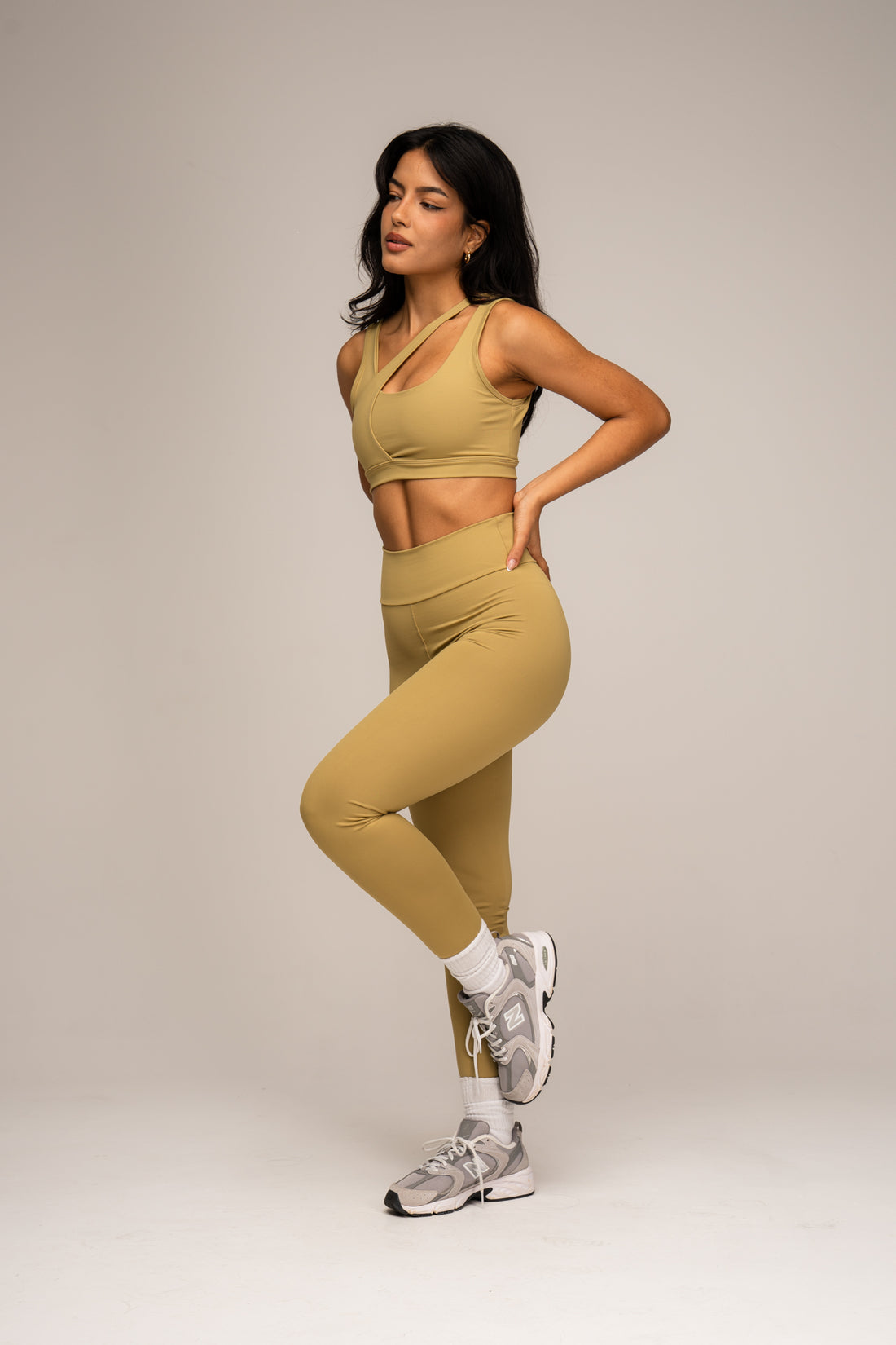 Conjunto Legging e Top Jolie Essentials Pistache