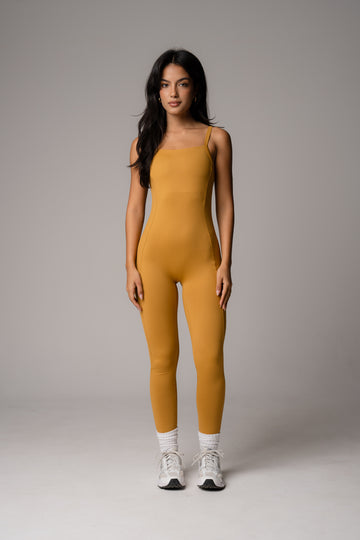 Macacão Longo Power Mostarda