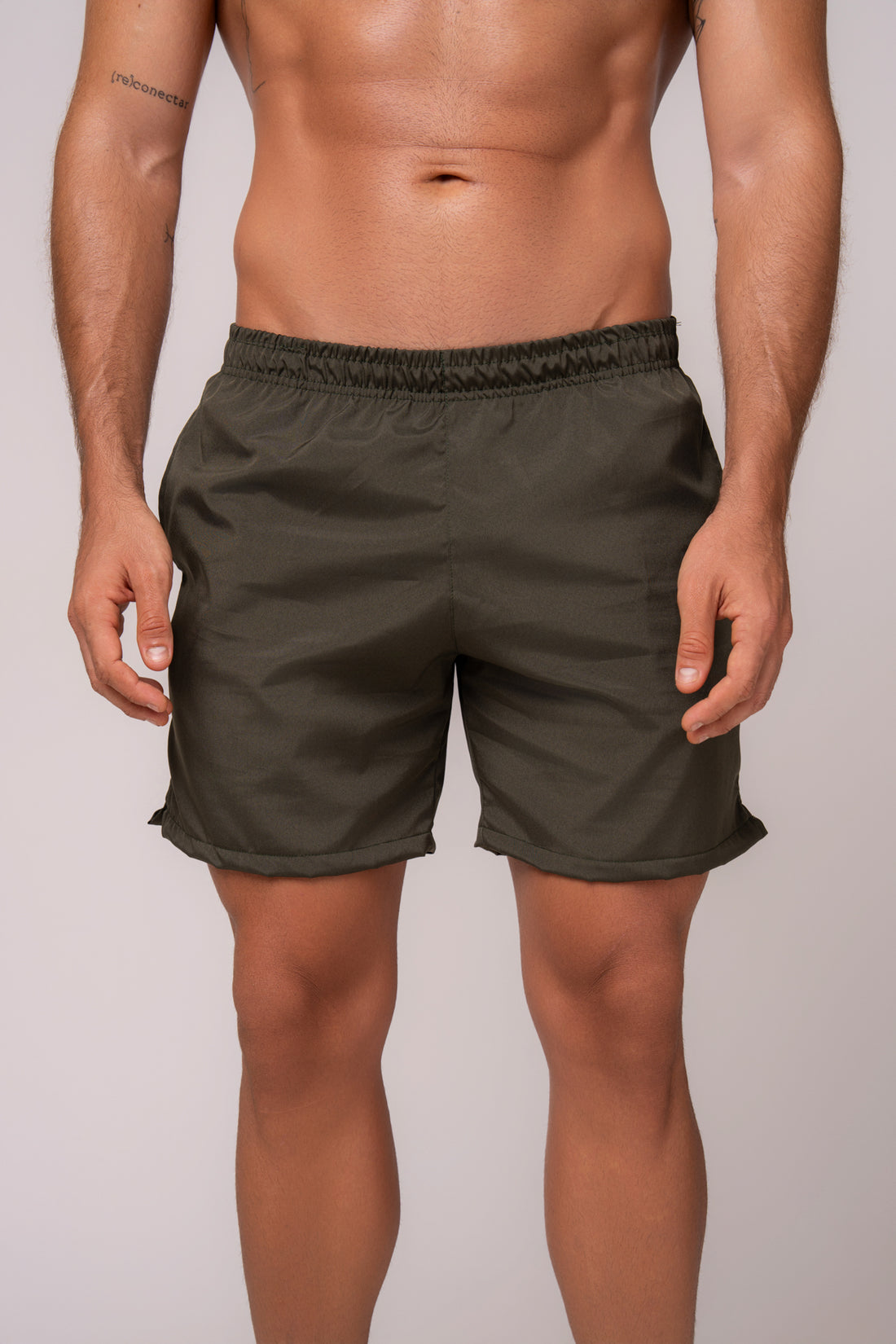 Bermuda Tactel Masculina Esportiva Verde