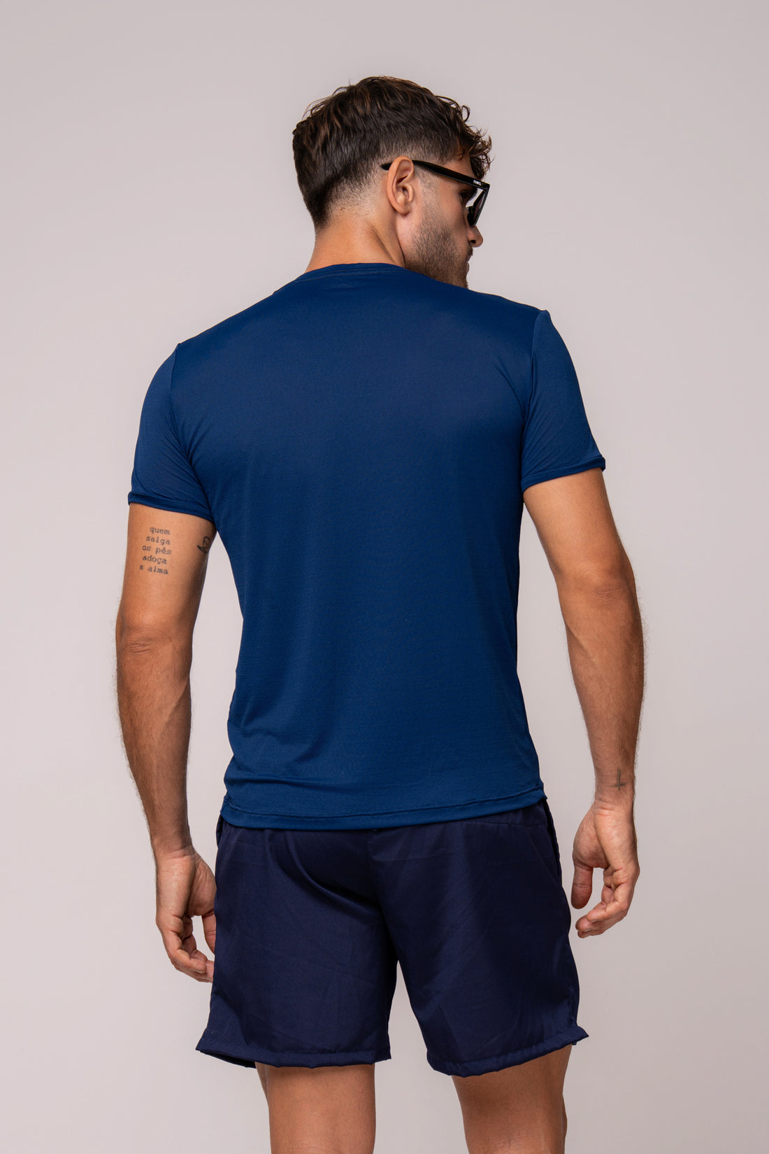 Camiseta Dry Fit Masculina Marinho