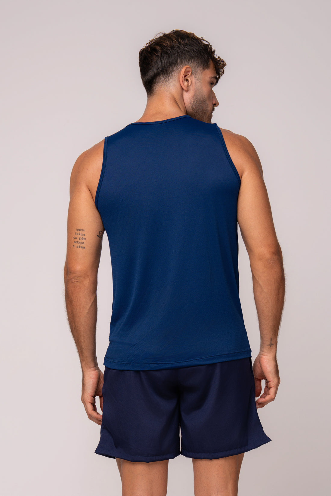 Regata Dry Fit Masculina Marinho
