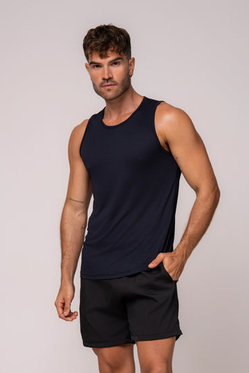Regata Dry Fit Masculina Preta