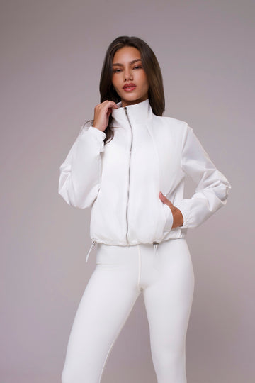 Jaqueta Corta-Vento Pulse Off White