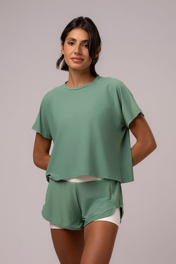 Camiseta Dry Cosmo Sálvia