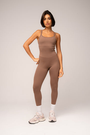 Macacão Longo Cosmo Chocolate