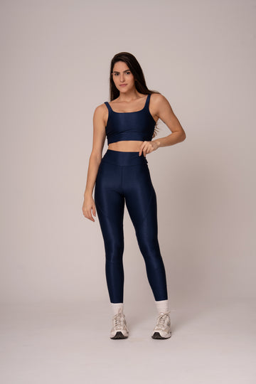 Conjunto Legging e Top Classic Lovers Azul Marinho