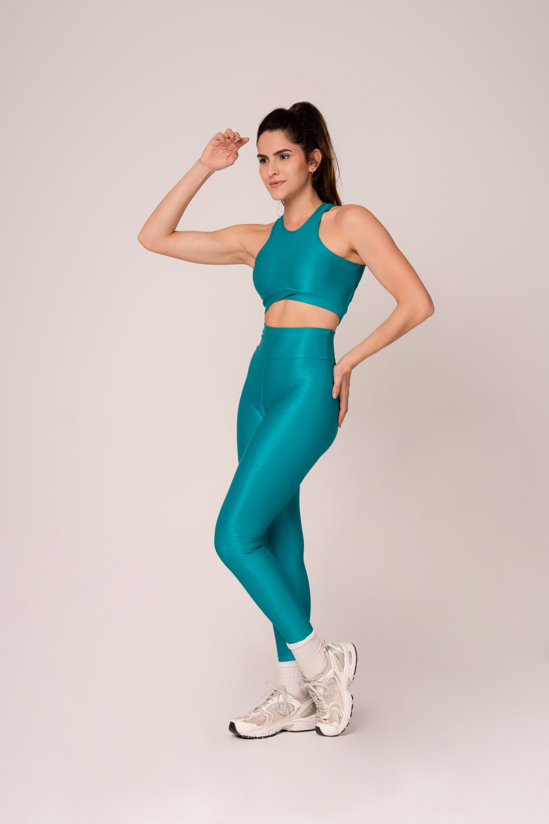 Conjunto Legging e Top Fantasy Lovers Verde Tiffany
