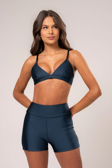 Conjunto Short e Top V Glow Petróleo