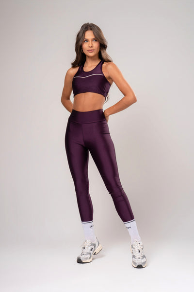 Conjunto Legging e Top Intense Glow Açaí