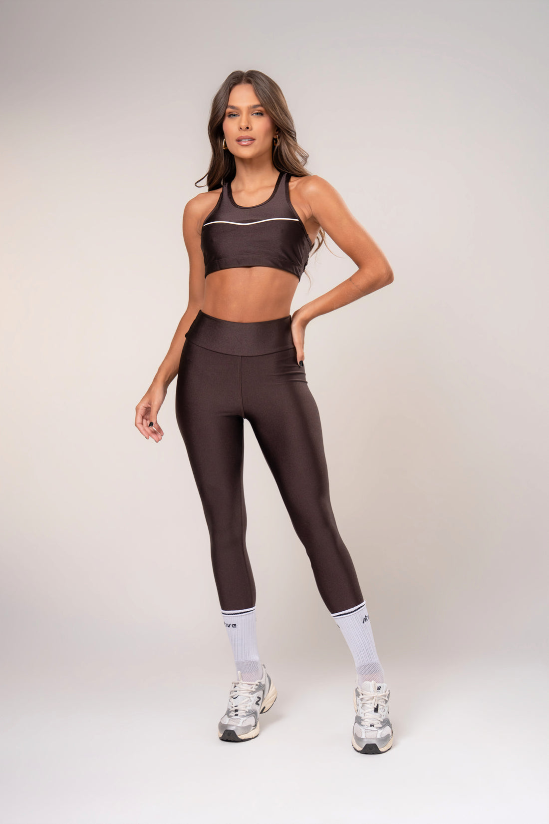 Conjunto Legging e Top Intense Glow Expresso