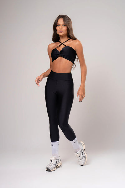 Conjunto Legging e Top Torcido Glow Preto