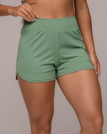 Short Fitness UV Sálvia