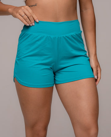 Short Fitness UV Turquesa