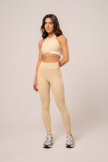 Conjunto Legging e Top Fantasy Bicolor Power Vanilla