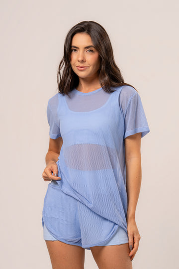 Blusão Telinha Cosmo Lagoon Blue